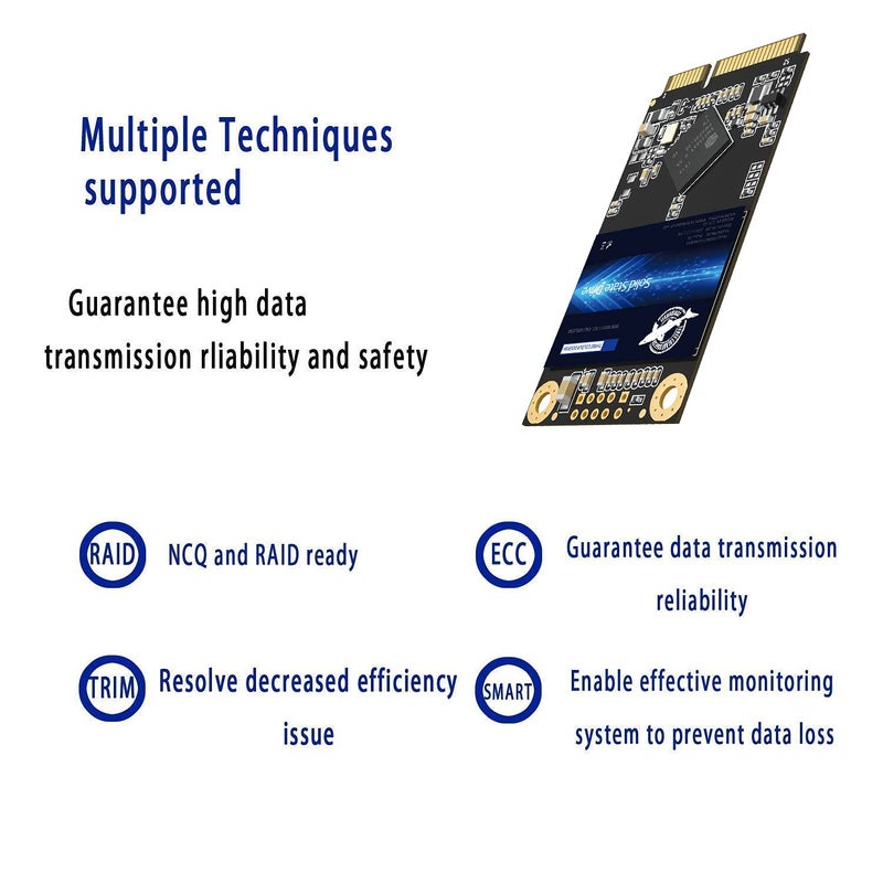 DogFish SSD mSATA 16GB Dogfish Internal Solid State Drive High Performance Hard Drive for Desktop Laptop SATA III 6Gb/s Includes SSD 32GB 60GB 64GB 120GB 128GB 240GB 250GB 480GB 500GB (16GB MSATA) - Image 5